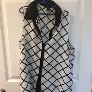 Button-Down Tank Top